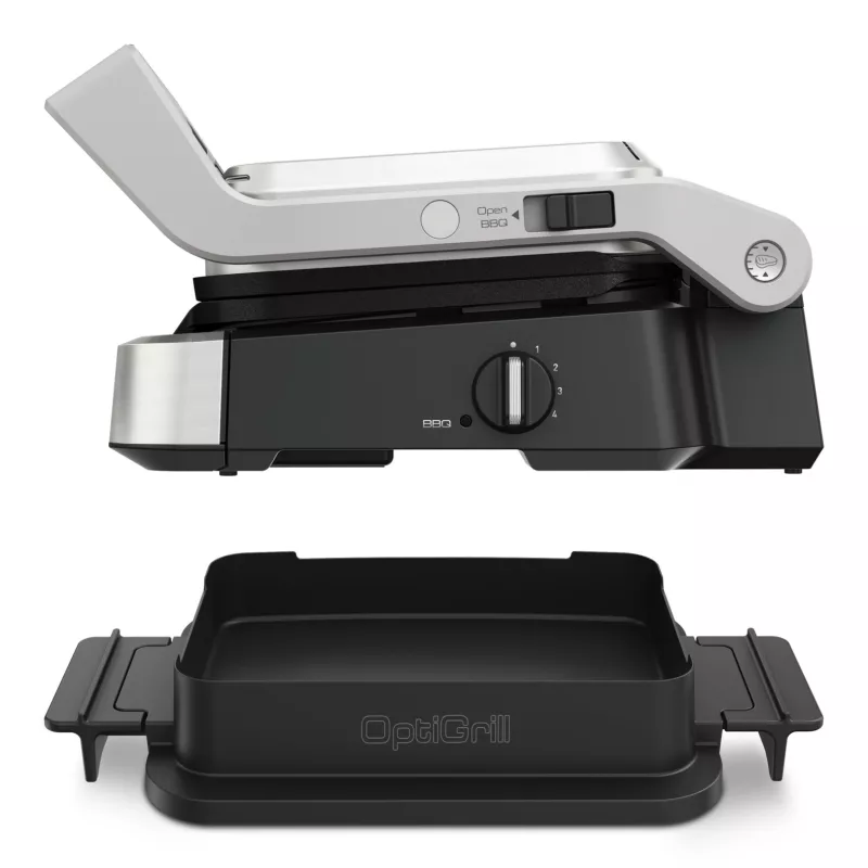 Contactgrill Tefal OptiGrill 4in1 GC774D roestvrijstaal 2100W