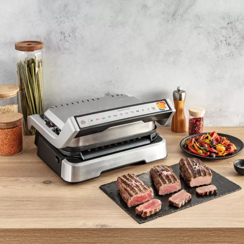 Contactgrill Tefal OptiGrill 4in1 GC774D roestvrijstaal 2100W