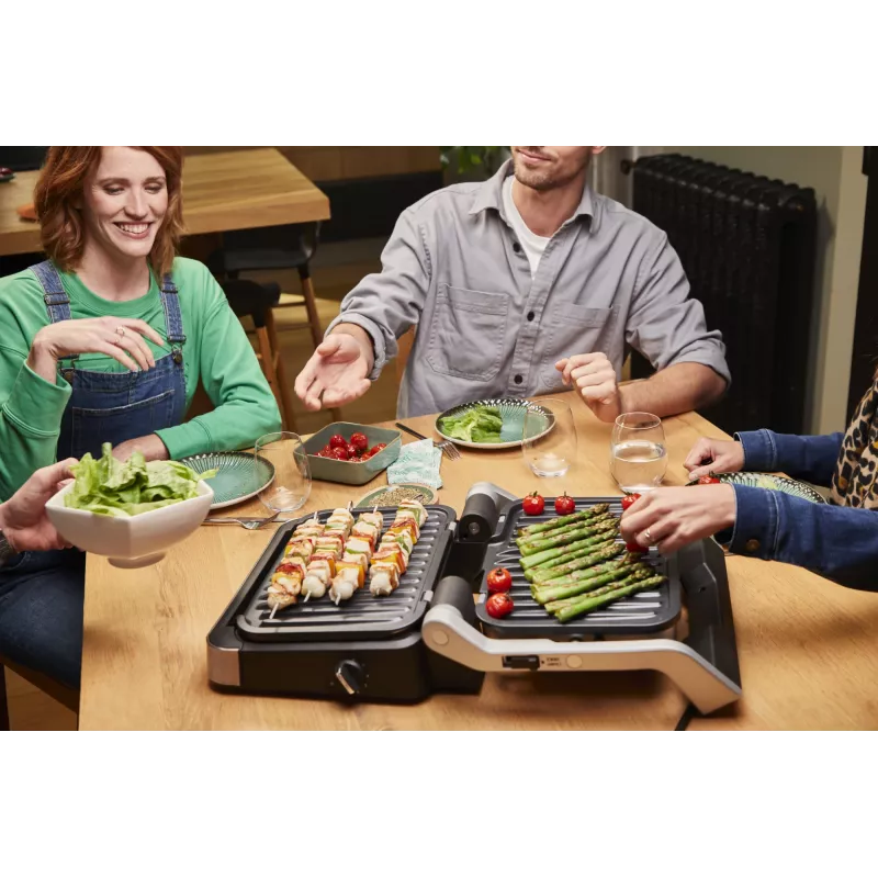 Contactgrill Tefal OptiGrill 4in1 GC774D roestvrijstaal 2100W