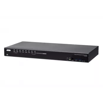 ATEN 8-poorts USB 3.0 4K DisplayPort KVM-switch, 4096 x 2160 pixel, 4K Ultra HD, 18,44 W, zwart