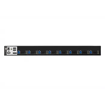ATEN 8-poorts USB 3.0 4K DisplayPort KVM-switch, 4096 x 2160 pixel, 4K Ultra HD, 18,44 W, zwart