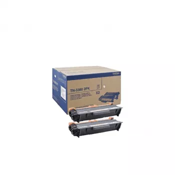 Tonercartridge Brother TN3380 2PK 12000 pagina's zwart