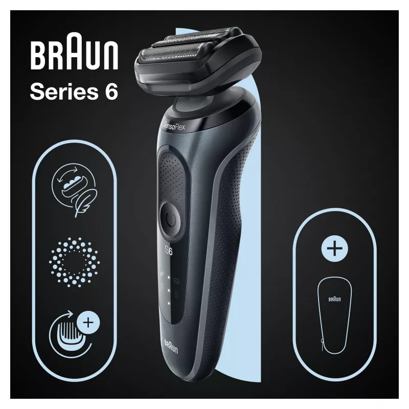 Braun Series 6 61-N1000s scheerapparaat zwart, grijs