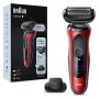 Foliescheerapparaat Braun Series 6 61-R1200s SensoFlex SensoFoil zwart rood