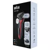 Foliescheerapparaat Braun Series 6 61-R1200s SensoFlex SensoFoil zwart rood