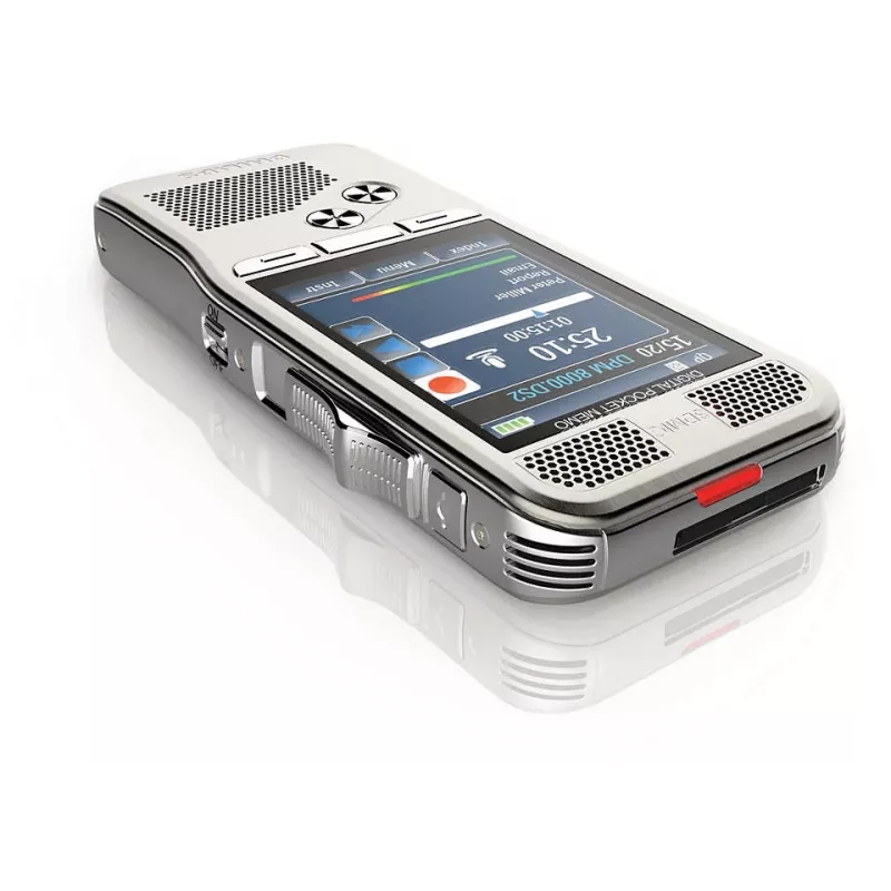 Philips DPM 8300 dictafoon intern geheugen zilver