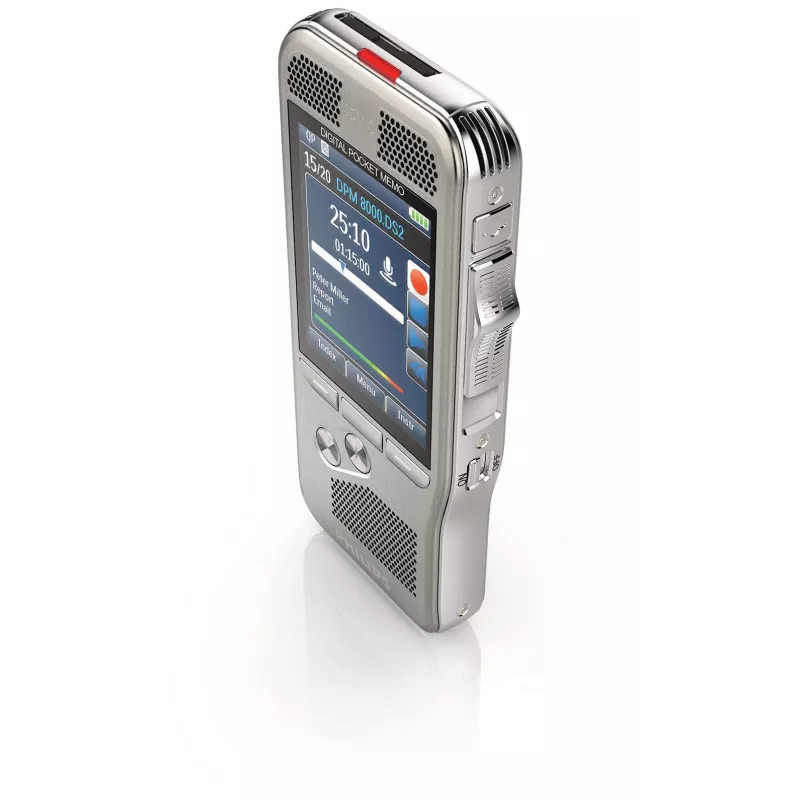 Philips DPM 8300 dictafoon intern geheugen zilver