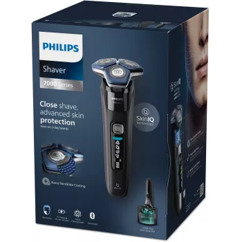 Elektrisch roterend scheerapparaat Philips Series 7000 S7886/58 — 3-voudig scheerhoofd, nat & droog scheren, Li-Ion-accu, 60 min. gebruikstijd