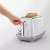 Broodrooster De’Longhi CTOC2103.W 2 snijschijven 900 W wit roestvrijstaal