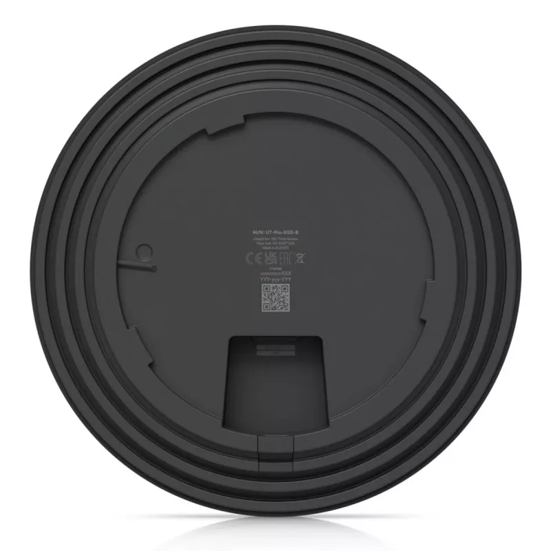 Ubiquiti UniFi U7 Pro XGS Wi-Fi 7-toegangspunt, tri-band 2,4/5/6 GHz, 8600 Mbit/s, zwart