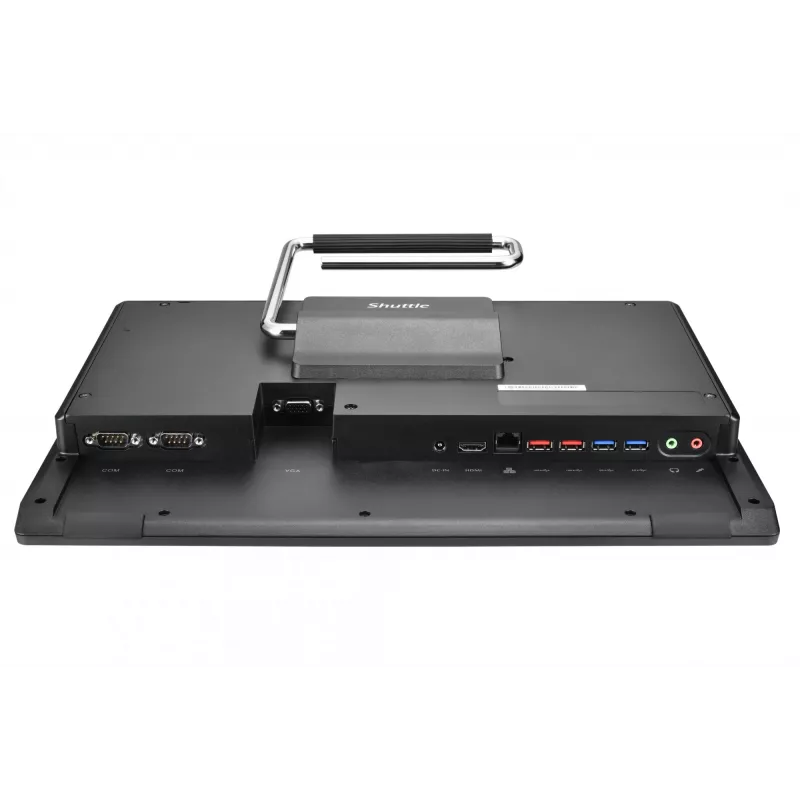 Shuttle All-In-One Barebone P55U3, 15,6 inch multi-touch-scherm, Intel Core i3-1315U, WiFi, IP54, ventilatorloos, 24/7 continu gebruik