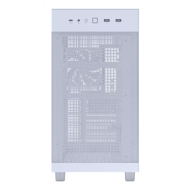 ASUS PRIME AP303 TG 90DC00V3-B39010 pc-behuizing Midi Tower, ATX/Micro-ATX, gehard glas, 2x USB 3.2, zonder voeding, wit