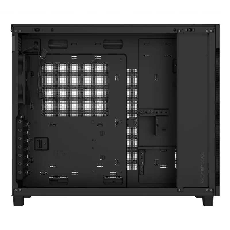 ASUS PRIME AP303 TG 90DC00V0-B39010 pc-behuizing Midi Tower, ATX/Micro-ATX/Mini-ITX, gehard glas, 2x USB 3.2, zonder voeding, zwart
