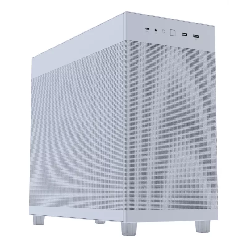 ASUS PRIME AP303 Mesh 90DC00V3-B39000 pc-behuizing Midi Tower, ATX/Micro-ATX, mesh-paneel, 2x USB 3.2, zonder voeding, wit