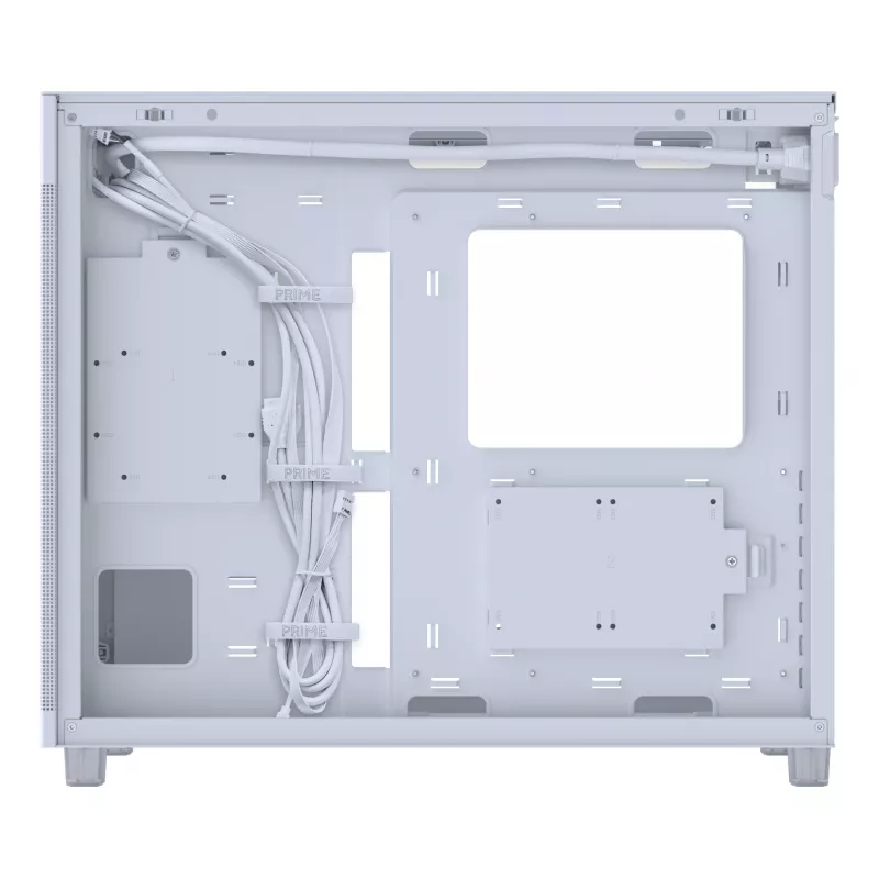 ASUS PRIME AP303 Mesh 90DC00V3-B39000 pc-behuizing Midi Tower, ATX/Micro-ATX, mesh-paneel, 2x USB 3.2, zonder voeding, wit