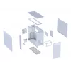 ASUS PRIME AP303 Mesh 90DC00V3-B39000 pc-behuizing Midi Tower, ATX/Micro-ATX, mesh-paneel, 2x USB 3.2, zonder voeding, wit