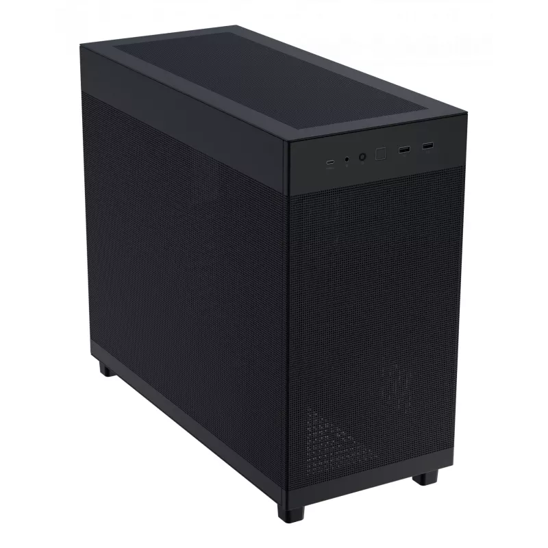 PC-behuizing ASUS Prime AP303 Mesh midi tower — ATX, ondersteunt GPU 36 cm, CPU-koeler 165 mm, USB-A 2×, USB-C 1