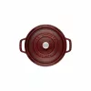 Ronde gietijzeren kasserol Staub La Cocotte 6,7 l, 28 cm diameter