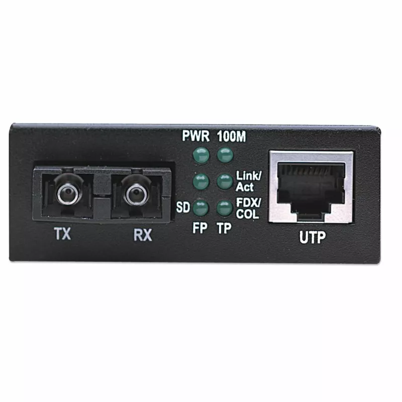 Intellinet Fast Ethernet mediaconverter, 10/100Base-Tx naar 100Base-Fx (SC) multimode, 2 km