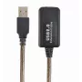 GEMBIRD actieve USB 2.0-verlengkabel, 10 m - zwart