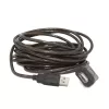 GEMBIRD actieve USB 2.0-verlengkabel, 10 m - zwart