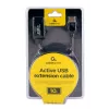 GEMBIRD actieve USB 2.0-verlengkabel, 10 m - zwart