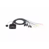 KVM-switch ATEN CS22DP-AT 2-poorts USB DisplayPort, 4K@30Hz, USB-A-console, audio, 1,2 m kabel