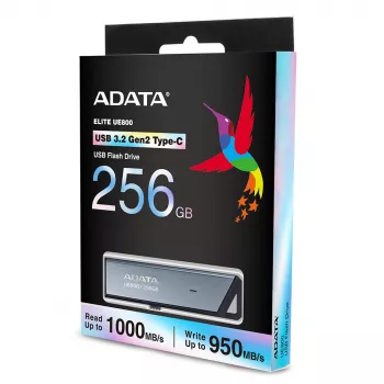 ADATA UE800 USB-stick 256 GB USB Type-C 3.2 Gen 2 (3.1 Gen 2) zilver