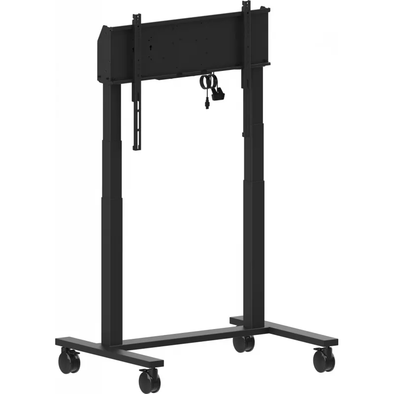 iiyama MD-CAR2031-B1 elektrische vloerlift op wielen voor displays van 55–105 inch, max. 120 kg, VESA 800x600, hoogte 850–1800 mm, zwart
