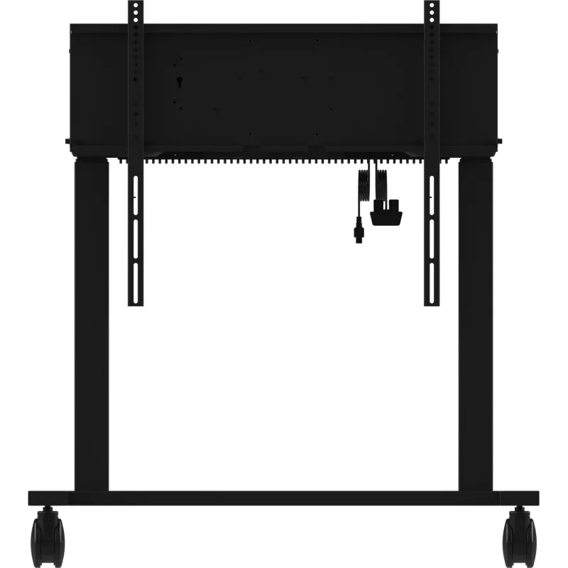 iiyama MD-CAR2031-B1 elektrische vloerlift op wielen voor displays van 55–105 inch, max. 120 kg, VESA 800x600, hoogte 850–1800 mm, zwart