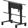 iiyama MD-CAR2031-B1 elektrische vloerlift op wielen voor displays van 55–105 inch, max. 120 kg, VESA 800x600, hoogte 850–1800 mm, zwart