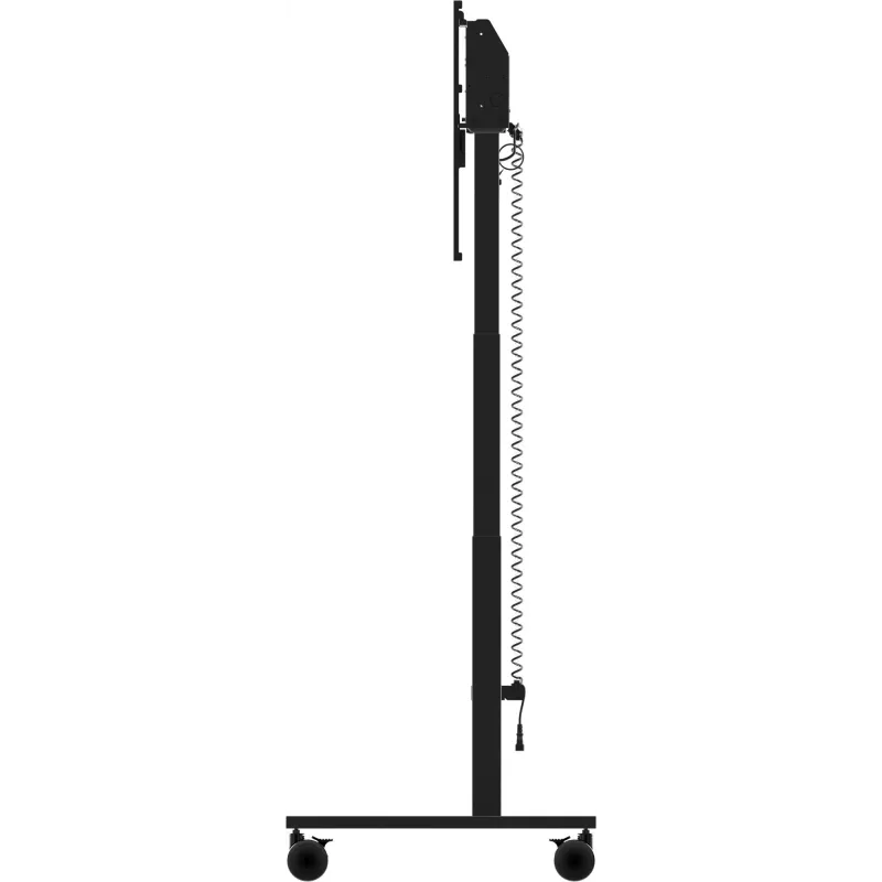 iiyama MD-CAR2031-B1 elektrische vloerlift op wielen voor displays van 55–105 inch, max. 120 kg, VESA 800x600, hoogte 850–1800 mm, zwart
