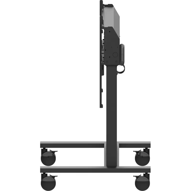 iiyama MD-CAR2031-B1 elektrische vloerlift op wielen voor displays van 55–105 inch, max. 120 kg, VESA 800x600, hoogte 850–1800 mm, zwart