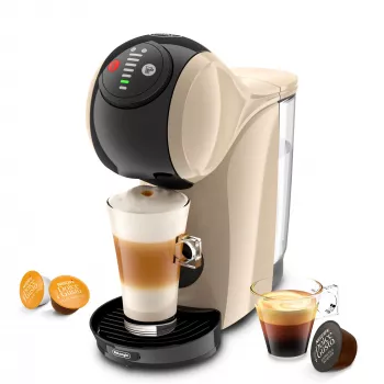 Capsulekoffiemachine De’Longhi Genio S – 0,8 l watertank, 15 bar, aanrecht, taupe