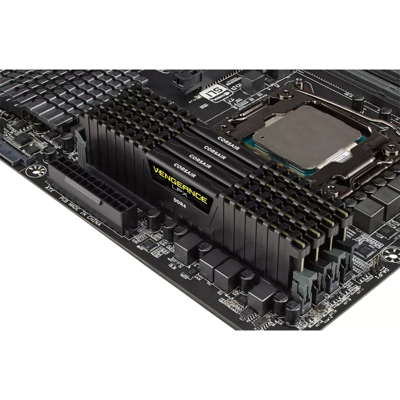 CORSAIR geheugen 64GB DDR4 3200MHz C16 low profile zwart