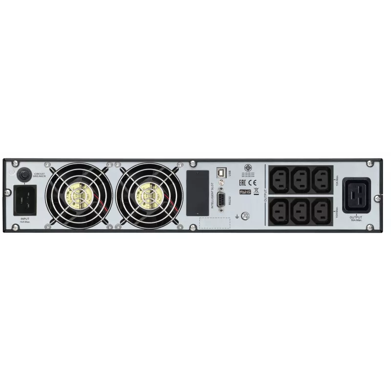 APC SRV3KRI UPS (uninterruptible power supply) dubbelconversie (online) 3 kVA 2400 W 7 AC-uitgangen