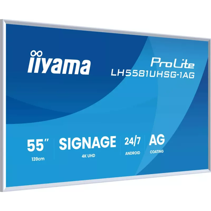 Monitor iiyama LH5581UHSG-1AG 54,6 inch interactief flatpanel 4K Ultra HD 3840 x 2160