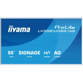 Monitor iiyama LH5581UHSG-1AG 54,6 inch interactief flatpanel 4K Ultra HD 3840 x 2160