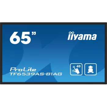 Digitaal signage flatscreen iiyama TF6539AS-B1AG 64,5 inch touchscreen LED 3840 x 2160