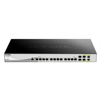 D-Link DXS-1210-16TC/E netwerkswitch Managed L2 10G Ethernet (100/1000/10000) grijs