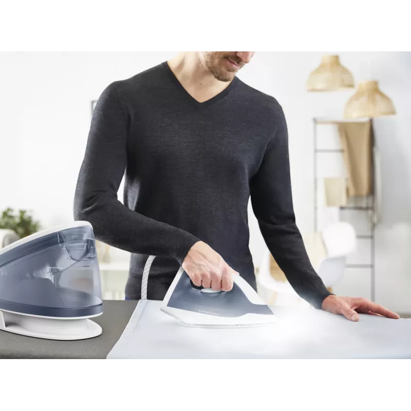 Tefal Express Optimal SV4110 2200 W 1,2 L keramisch Express Glide blauw, wit