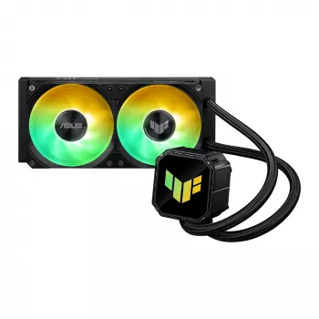 All-in-one-vloeistofkoeler ASUS TUF GAMING LC III 240 ARGB — 240mm-radiator, 2 x 120mm-ARGB-ventilator, socket AM5-ondersteuning, zwart