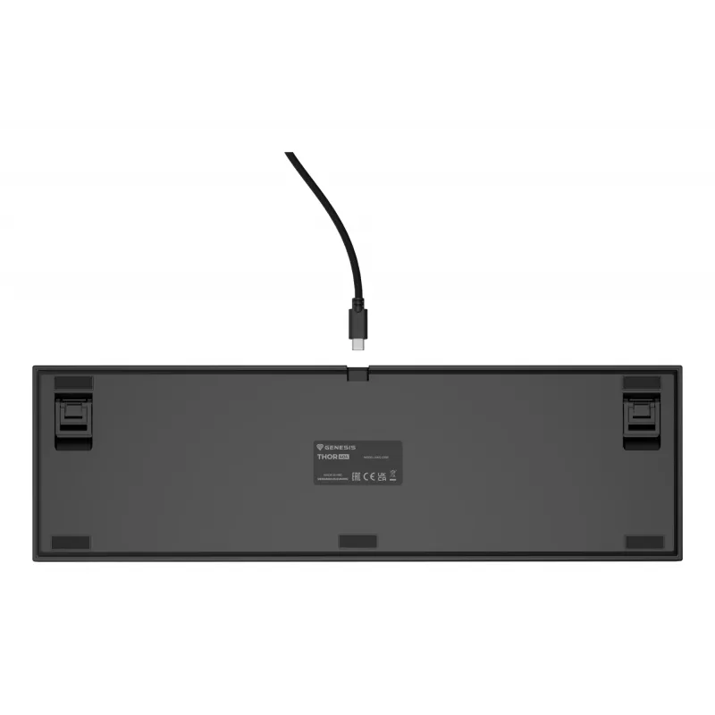 Mechanisch toetsenbord Genesis THOR 404 — full-size 100% USB QWERTY Engels, zwart, RGB