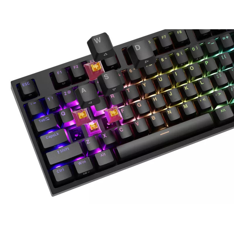 Mechanisch toetsenbord Genesis THOR 404 — full-size 100% USB QWERTY Engels, zwart, RGB