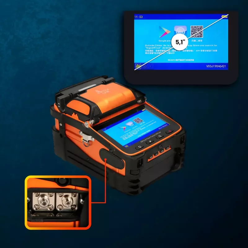 Fusielasmachine Extralink AI-9 7800mAh batterij LED-lamp LCD 5,1 inch