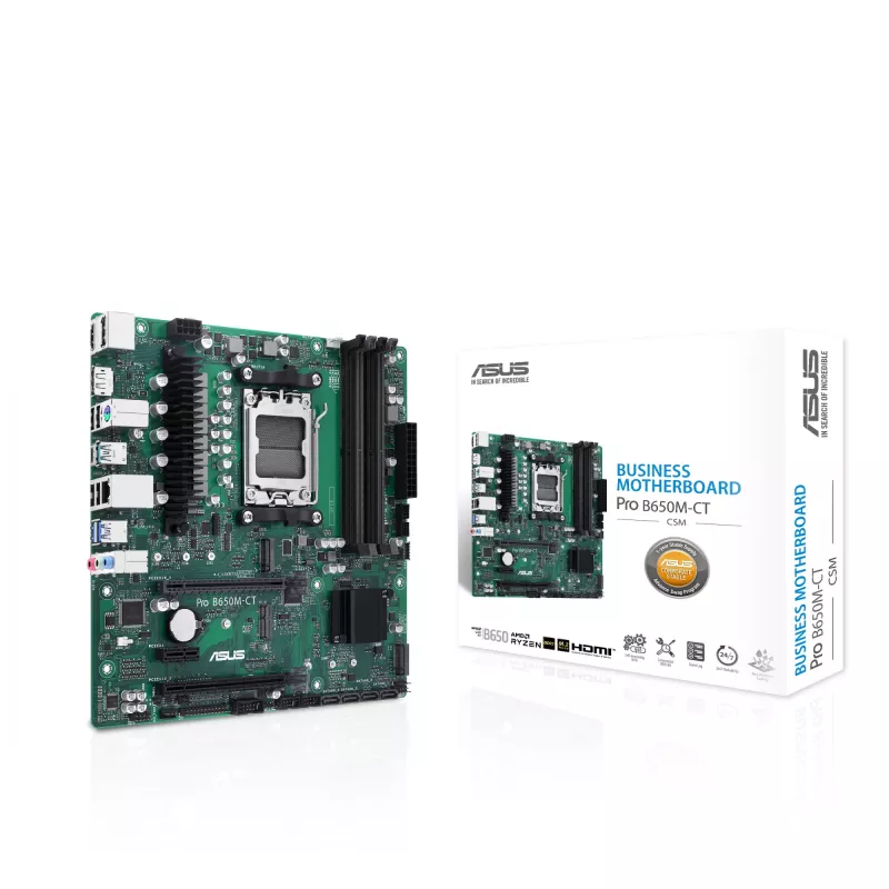 Moederbord ASUS PRO B650M-CT-CSM AMD B650 Socket AM5 micro ATX