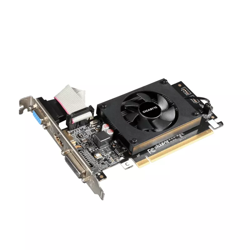 GIGABYTE GV-N710D3-2GL Grafische kaart NVIDIA GeForce GT 710 2 GB GDDR3