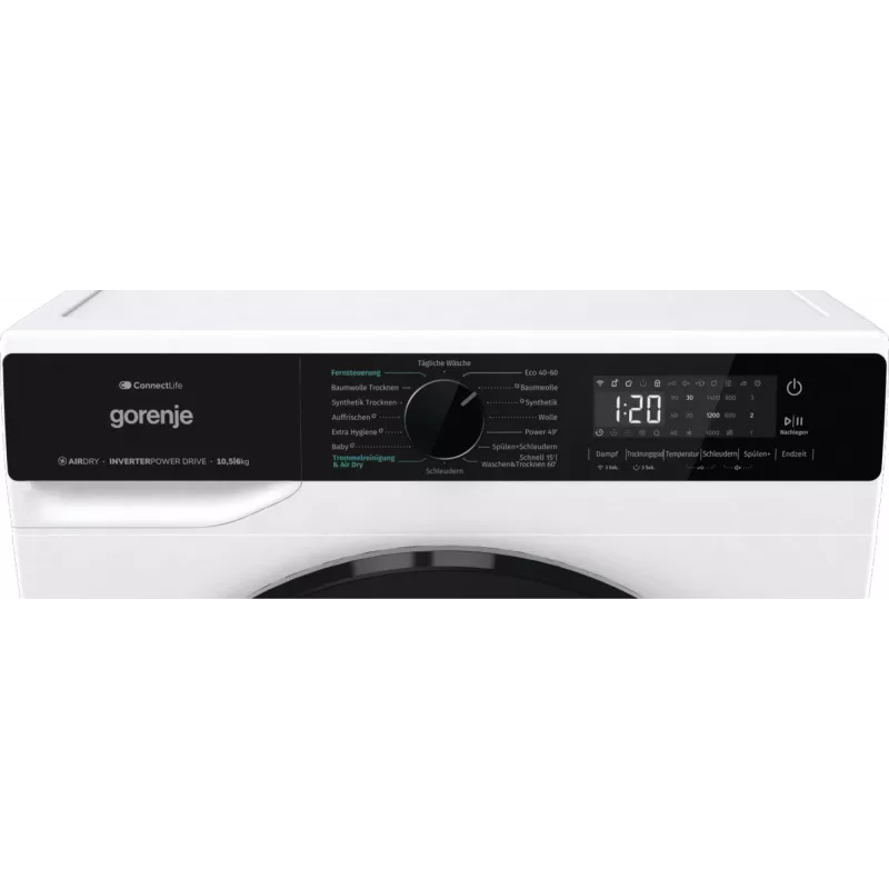 Gorenje WD2PA1X64ADW/DE was-droogcombinatie vrijstaand frontlader wit