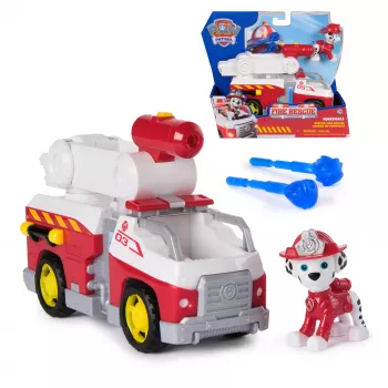 Brandweer-speelgoedauto Spin Master Marshall Rescue Fire Engine met actiefiguur, projectielwerper, kunststof, vanaf 3 jaar