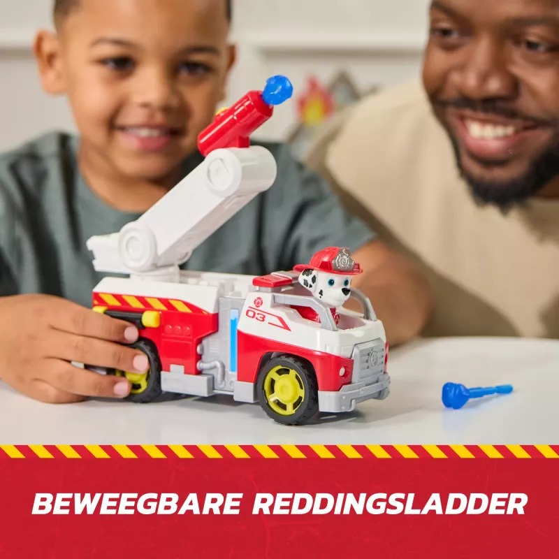Brandweer-speelgoedauto Spin Master Marshall Rescue Fire Engine met actiefiguur, projectielwerper, kunststof, vanaf 3 jaar
